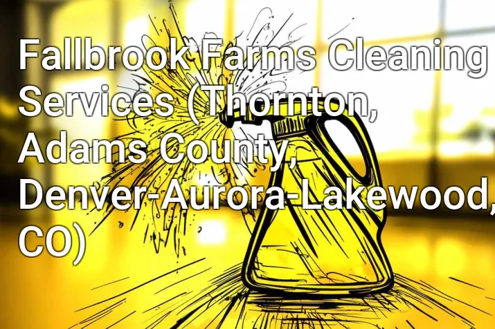 Fallbrook Farms Cleaning Services (Thornton, Adams County, Denver-Aurora-Lakewood, CO)