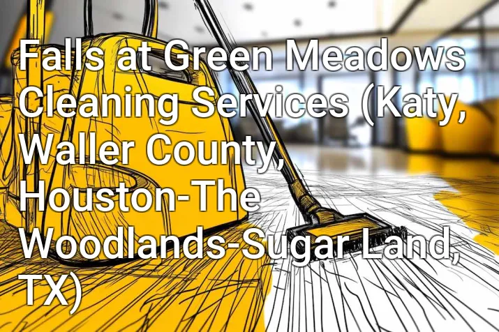 Falls at Green Meadows Cleaning Services (Katy, Waller County, Houston-The Woodlands-Sugar Land, TX)