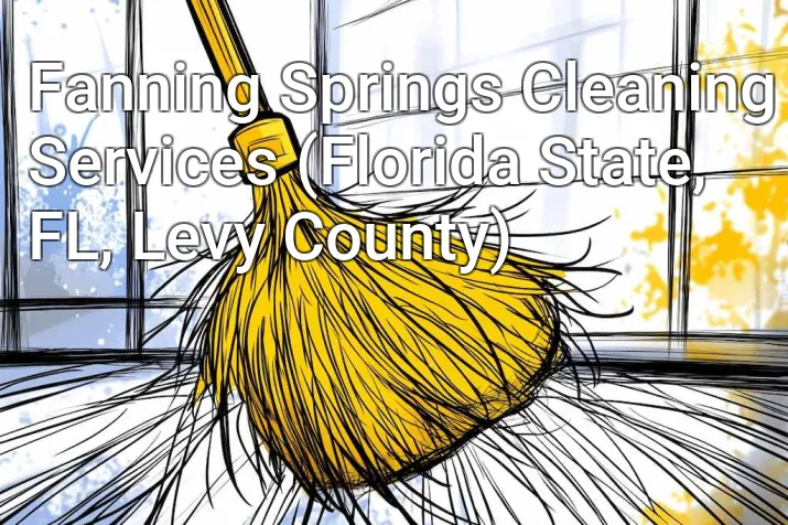Fanning Springs Cleaning Services (Florida State, FL, Levy County)