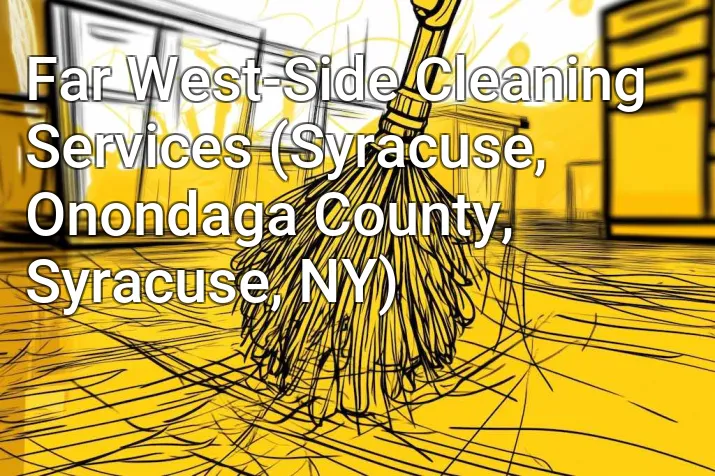 Far West-Side Cleaning Services (Syracuse, Onondaga County, Syracuse, NY)