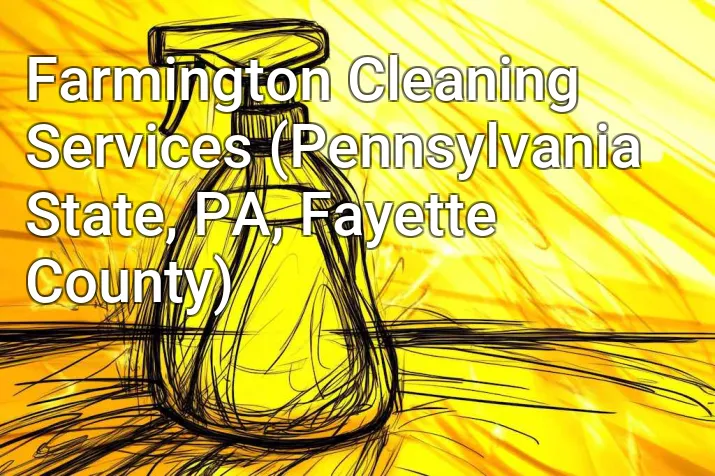 Farmington Cleaning Services (Pennsylvania State, PA, Fayette County)