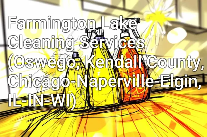 Farmington Lake Cleaning Services (Oswego, Kendall County, Chicago-Naperville-Elgin, IL-IN-WI)