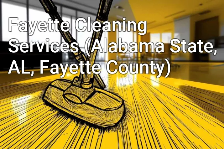 Fayette Cleaning Services (Alabama State, AL, Fayette County)