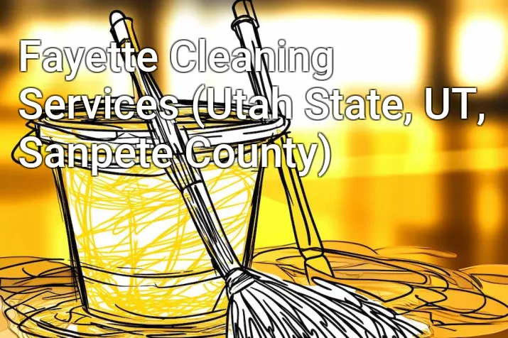 Fayette Cleaning Services (Utah State, UT, Sanpete County)