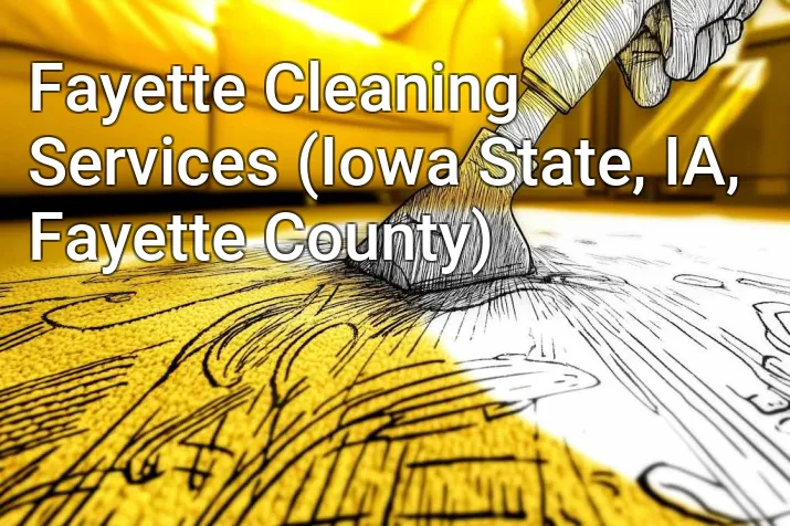 Fayette Cleaning Services (Iowa State, IA, Fayette County)