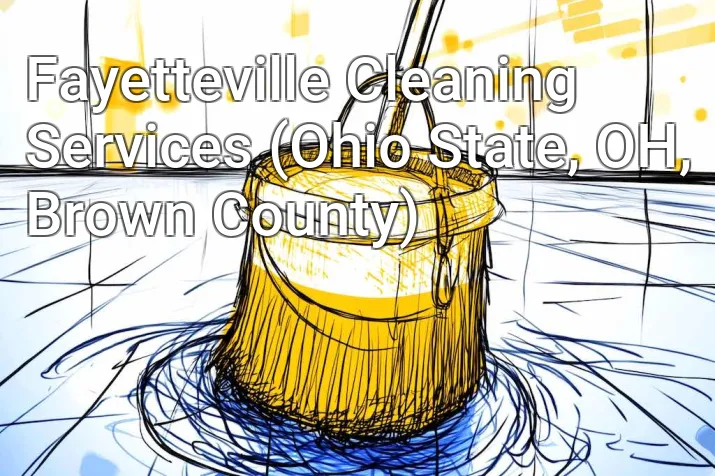 Fayetteville Cleaning Services (Ohio State, OH, Brown County)