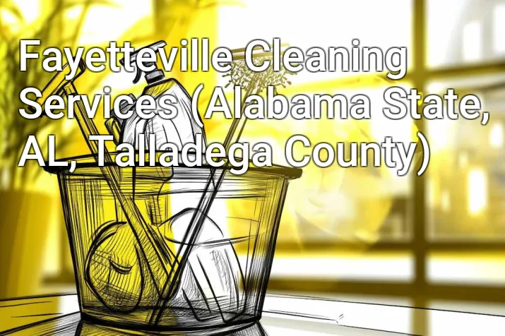 Fayetteville Cleaning Services (Alabama State, AL, Talladega County)