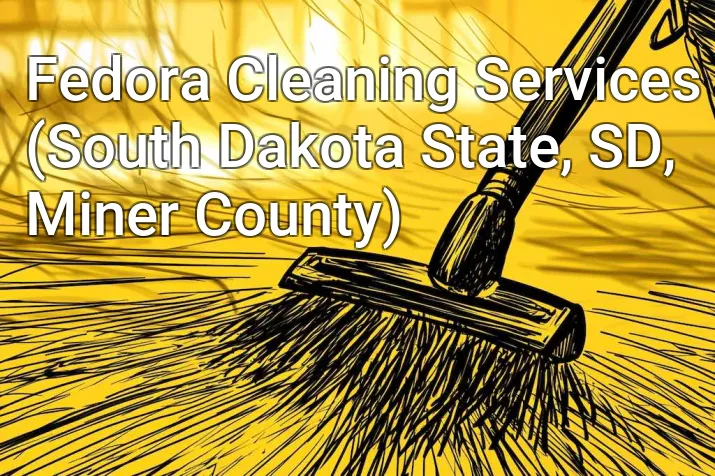 Fedora Cleaning Services (South Dakota State, SD, Miner County)