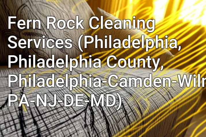 Fern Rock Cleaning Services (Philadelphia, Philadelphia County, Philadelphia-Camden-Wilmington, PA-NJ-DE-MD)