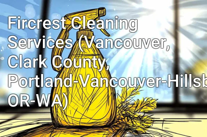 Fircrest Cleaning Services (Vancouver, Clark County, Portland-Vancouver-Hillsboro, OR-WA)