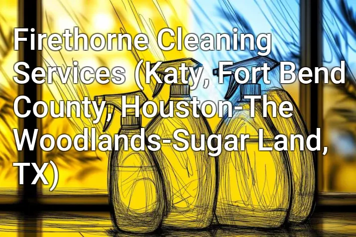 Firethorne Cleaning Services (Katy, Fort Bend County, Houston-The Woodlands-Sugar Land, TX)