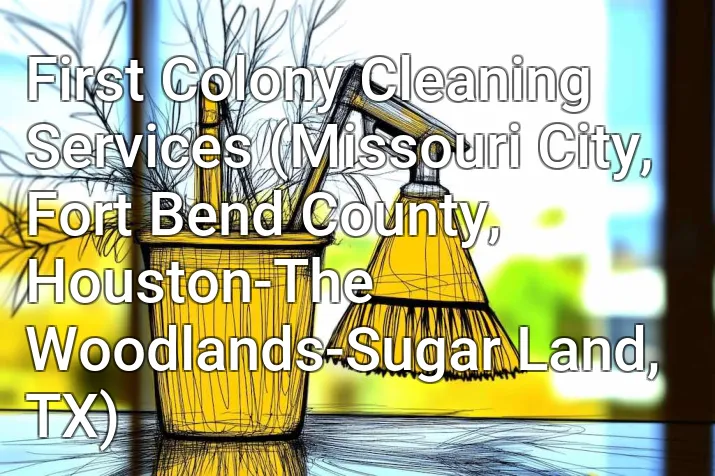 First Colony Cleaning Services (Missouri City, Fort Bend County, Houston-The Woodlands-Sugar Land, TX)