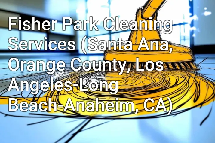 Fisher Park Cleaning Services (Santa Ana, Orange County, Los Angeles-Long Beach-Anaheim, CA)