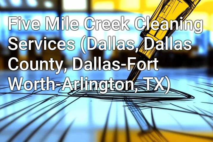 Five Mile Creek Cleaning Services (Dallas, Dallas County, Dallas-Fort Worth-Arlington, TX)
