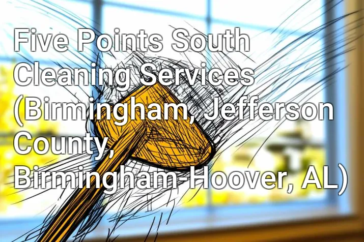 Five Points South Cleaning Services (Birmingham, Jefferson County, Birmingham-Hoover, AL)