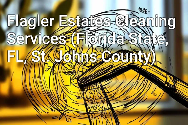 Flagler Estates Cleaning Services (Florida State, FL, St. Johns County)