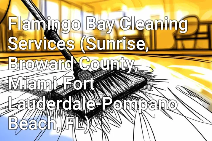 Flamingo Bay Cleaning Services (Sunrise, Broward County, Miami-Fort Lauderdale-Pompano Beach, FL)