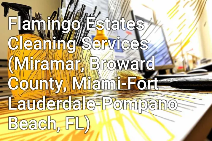 Flamingo Estates Cleaning Services (Miramar, Broward County, Miami-Fort Lauderdale-Pompano Beach, FL)