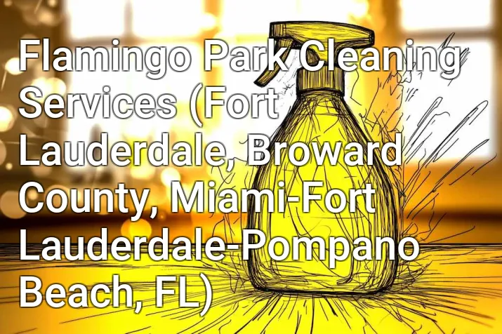 Flamingo Park Cleaning Services (Fort Lauderdale, Broward County, Miami-Fort Lauderdale-Pompano Beach, FL)