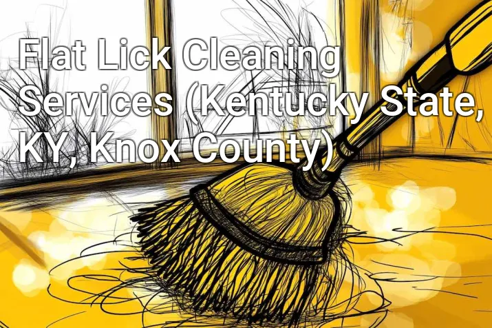 Flat Lick Cleaning Services (Kentucky State, KY, Knox County)