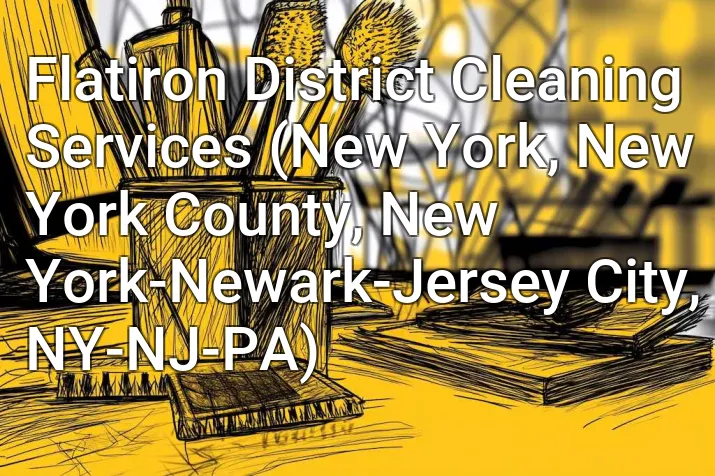 Flatiron District Cleaning Services (New York, New York County, New York-Newark-Jersey City, NY-NJ-PA)