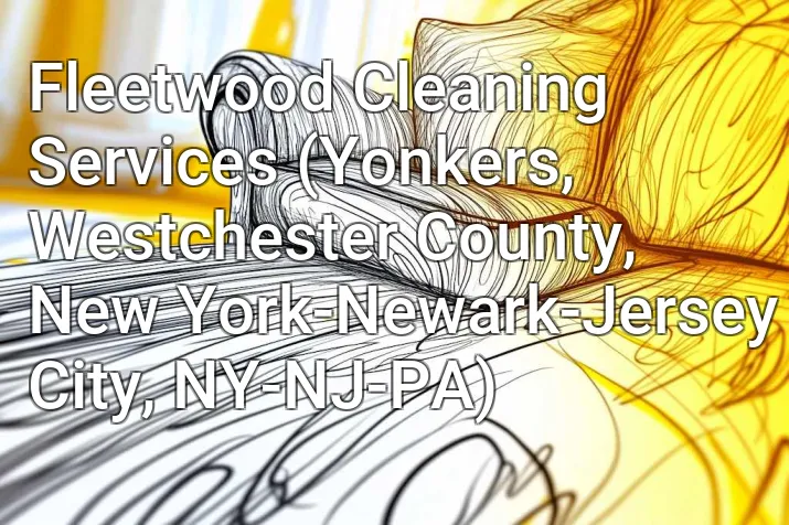Fleetwood Cleaning Services (Yonkers, Westchester County, New York-Newark-Jersey City, NY-NJ-PA)