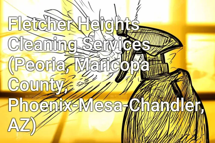 Fletcher Heights Cleaning Services (Peoria, Maricopa County, Phoenix-Mesa-Chandler, AZ)