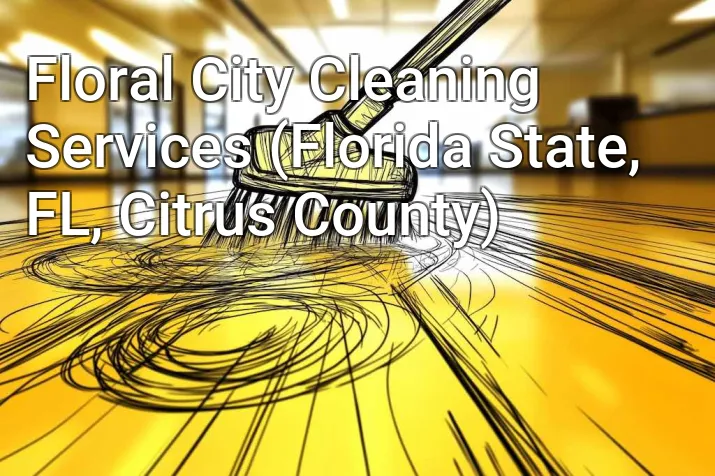 Floral City Cleaning Services (Florida State, FL, Citrus County)