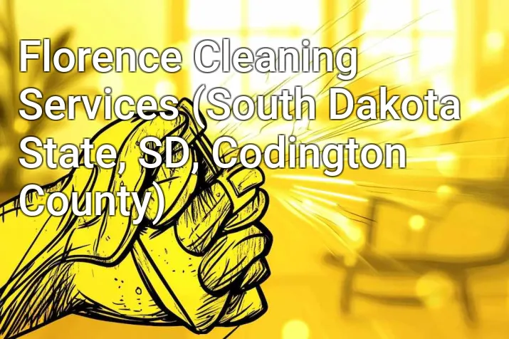 Florence Cleaning Services (South Dakota State, SD, Codington County)