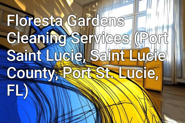 Floresta Gardens Cleaning Services (Port Saint Lucie, Saint Lucie County, Port St. Lucie, FL)