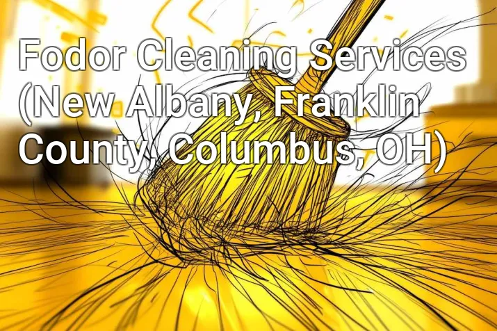 Fodor Cleaning Services (New Albany, Franklin County, Columbus, OH)