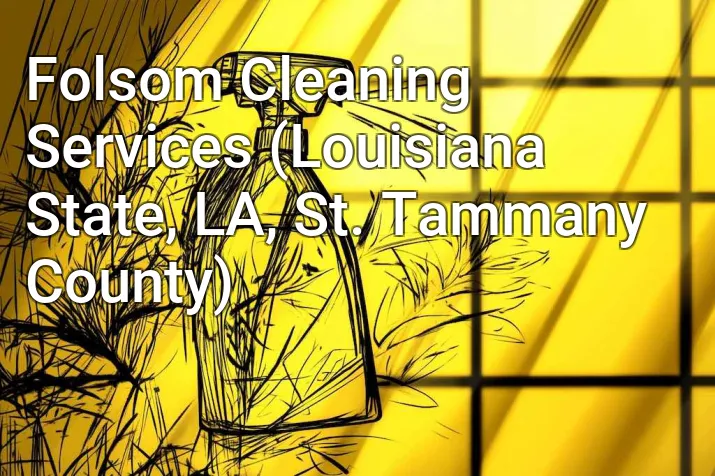 Folsom Cleaning Services (Louisiana State, LA, St. Tammany County)