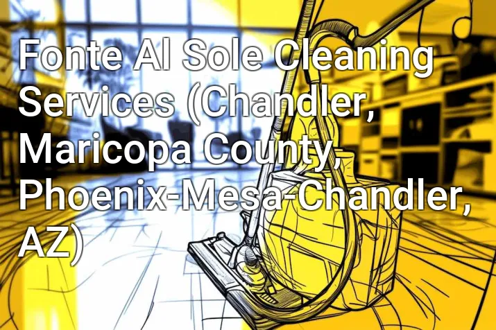 Fonte Al Sole Cleaning Services (Chandler, Maricopa County, Phoenix-Mesa-Chandler, AZ)