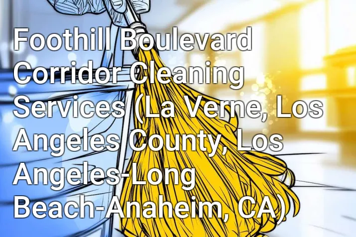 Foothill Boulevard Corridor Cleaning Services (La Verne, Los Angeles County, Los Angeles-Long Beach-Anaheim, CA)