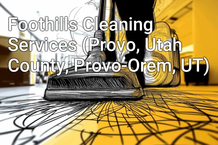Foothills Cleaning Services (Provo, Utah County, Provo-Orem, UT)