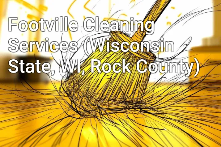 Footville Cleaning Services (Wisconsin State, WI, Rock County)