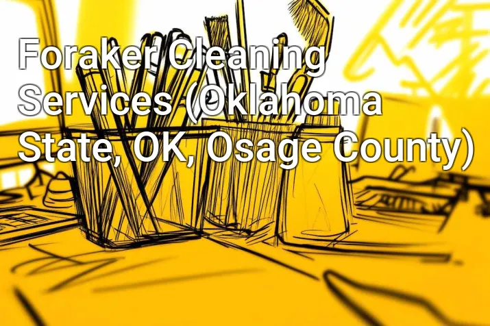 Foraker Cleaning Services (Oklahoma State, OK, Osage County)