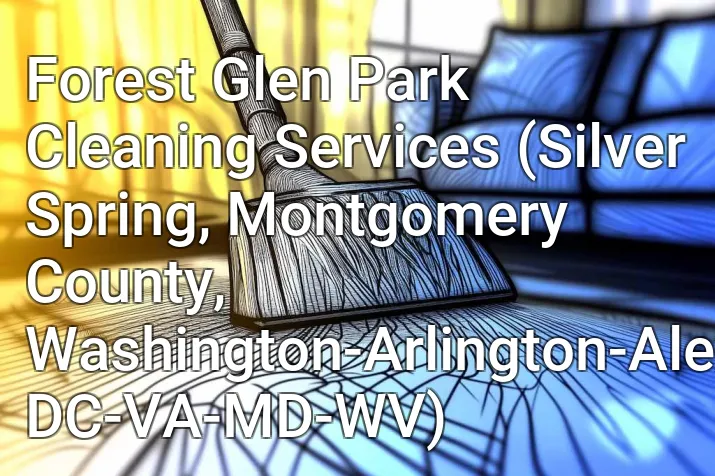 Forest Glen Park Cleaning Services (Silver Spring, Montgomery County, Washington-Arlington-Alexandria, DC-VA-MD-WV)