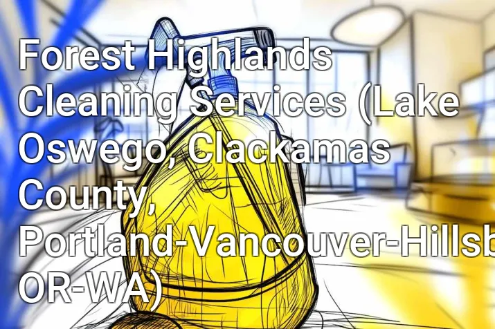 Forest Highlands Cleaning Services (Lake Oswego, Clackamas County, Portland-Vancouver-Hillsboro, OR-WA)
