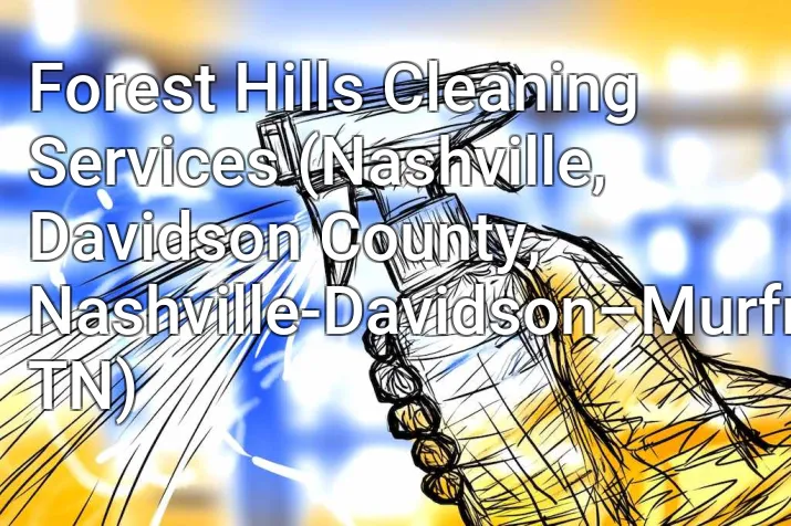 Forest Hills Cleaning Services (Nashville, Davidson County, Nashville-Davidson–Murfreesboro–Franklin, TN)