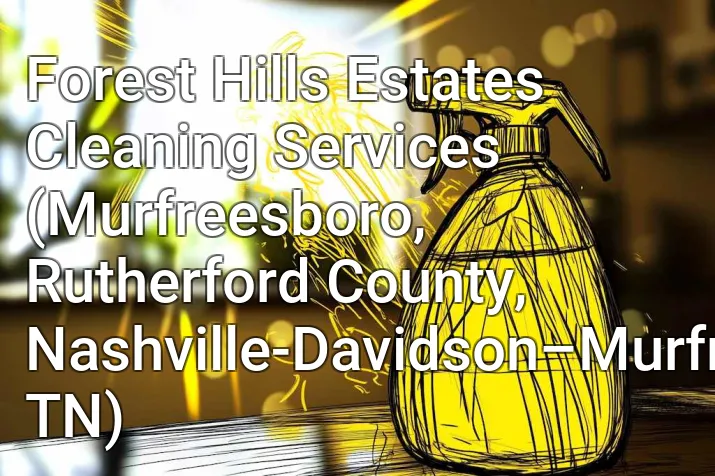 Forest Hills Estates Cleaning Services (Murfreesboro, Rutherford County, Nashville-Davidson–Murfreesboro–Franklin, TN)