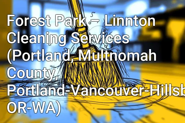 Forest Park – Linnton Cleaning Services (Portland, Multnomah County, Portland-Vancouver-Hillsboro, OR-WA)
