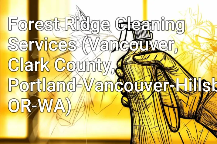 Forest Ridge Cleaning Services (Vancouver, Clark County, Portland-Vancouver-Hillsboro, OR-WA)