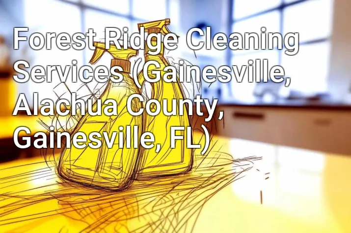 Forest Ridge Cleaning Services (Gainesville, Alachua County, Gainesville, FL)
