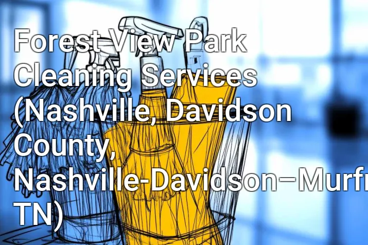 Forest View Park Cleaning Services (Nashville, Davidson County, Nashville-Davidson–Murfreesboro–Franklin, TN)