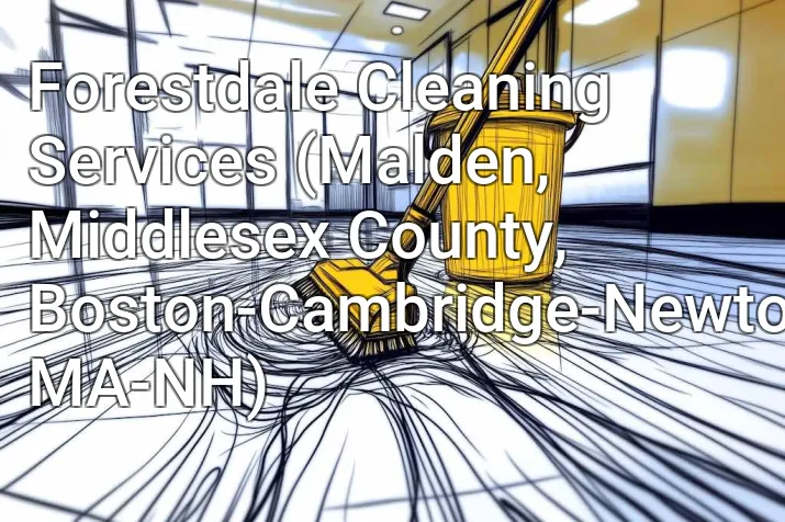 Forestdale Cleaning Services (Malden, Middlesex County, Boston-Cambridge-Newton, MA-NH)
