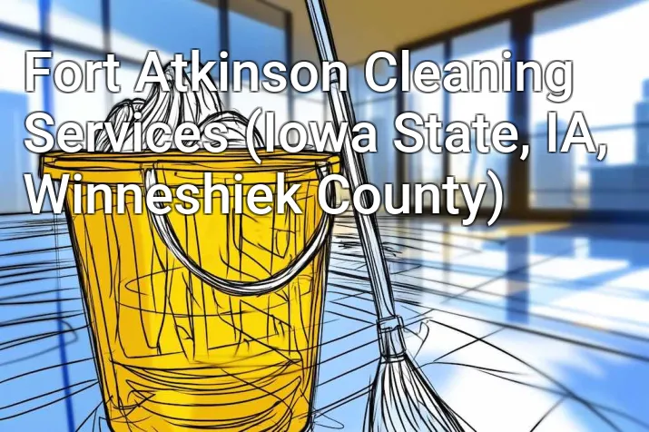 Fort Atkinson Cleaning Services (Iowa State, IA, Winneshiek County)