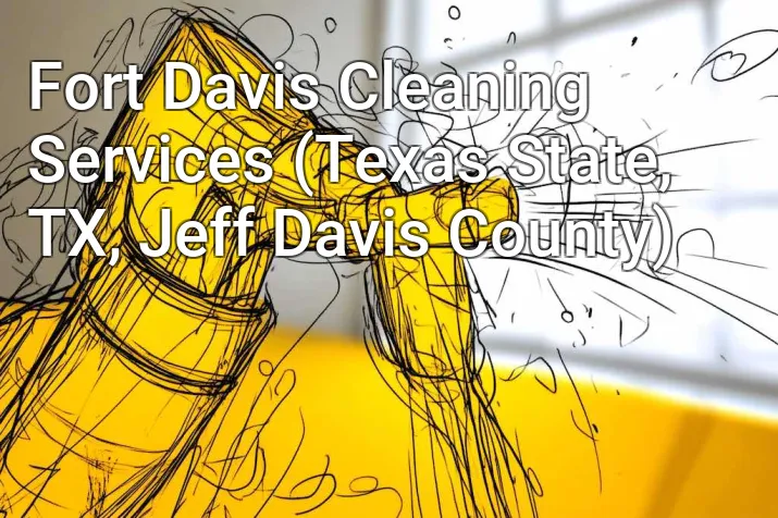 Fort Davis Cleaning Services (Texas State, TX, Jeff Davis County)
