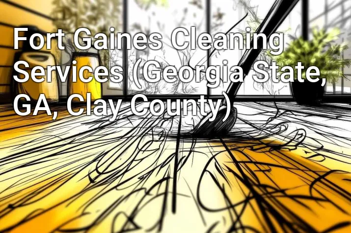 Fort Gaines Cleaning Services (Georgia State, GA, Clay County)