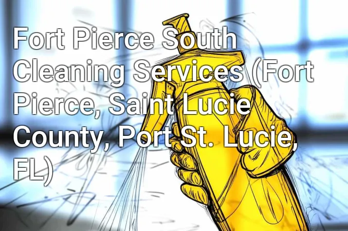 Fort Pierce South Cleaning Services (Fort Pierce, Saint Lucie County, Port St. Lucie, FL)
